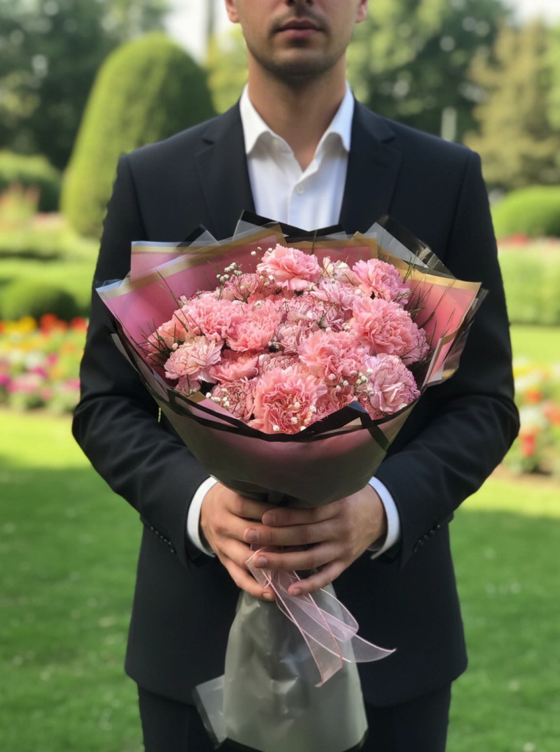 Pembe Karanfiller Ile Doğum Günü