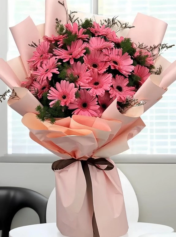Pembe Gerbera Buketi