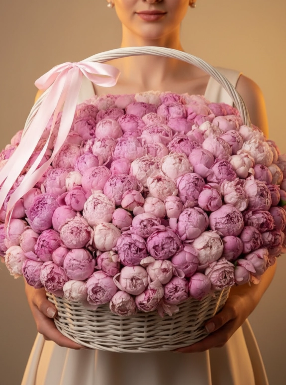 Sepette Pembe Tonlarda Mis Kokulu Şakayıklar